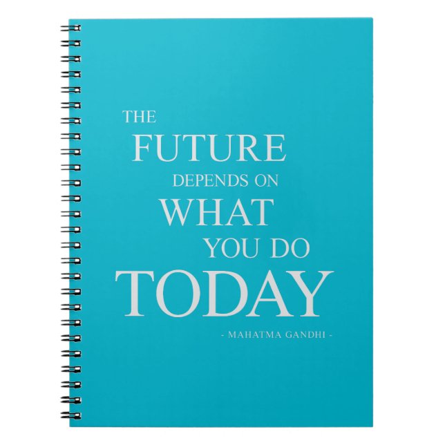 Carnet Future note de motivation inspirée de citation (Devant)
