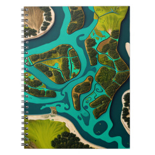 Carnet Futuristic Marshlands