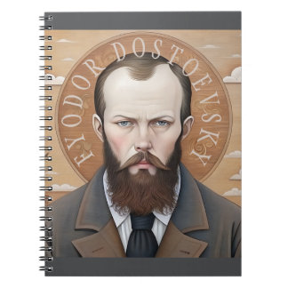 Carnet Fyodor Dostoïevsky, portrait de Saint Dostoïevski