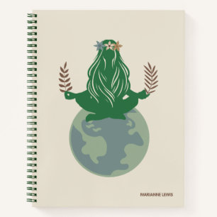 Carnet Gaia Déesse de la Terre, Mère Terre, Planète Terre