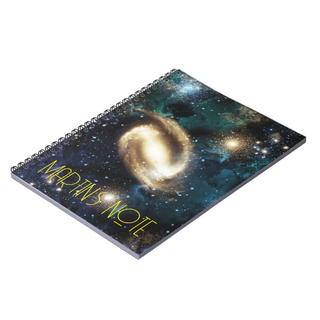 Carnet Galaxie spirale Planète Nebula Hubble Télescope Ph (Côté gauche)