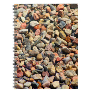 Carnet Galets roches texture colorée