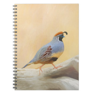 Carnet Gambrel's Quail Painting Original Bird Art