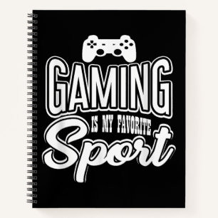 Carnet Gamer - Jouer Est Mon Sport Préféré