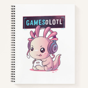 Carnet Gamesolotl - Axolotl Joueur