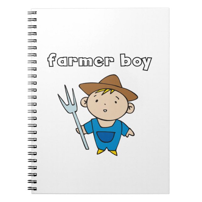 Carnet Garçon fermier (Devant)