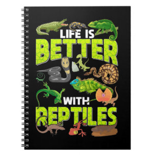Carnet Garçons Filles Reptiles Lizard Gecko Dragon Port