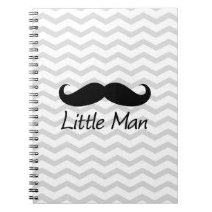 Carnet Garçons mignons de Chevron de petite moustache