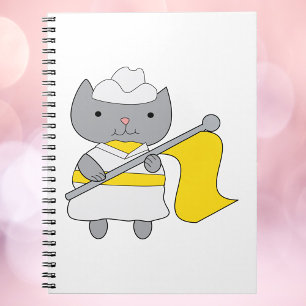 Carnet Garde couleur gris chat jaune blanc