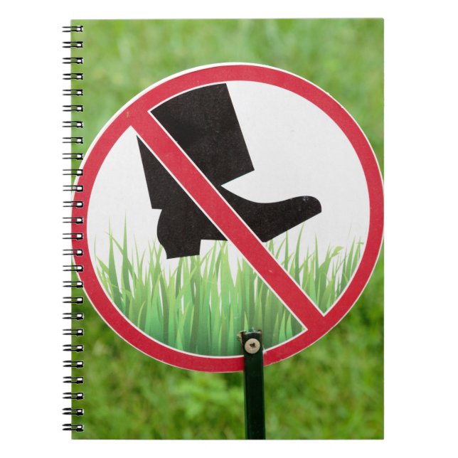 Carnet Garde Du Signe De Gazon (Devant)