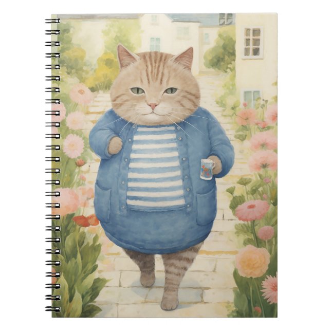 Carnet Garden Cat (Devant)