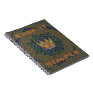 Carnet Gardez la simplicité : le design Motif de la Clart