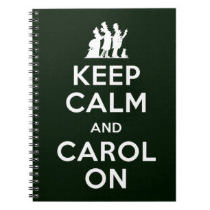 Carnet Gardez le calme et la Carol dessus