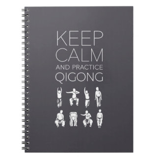 Carnet Gardez le calme et la pratique Qigong