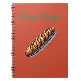 Carnet Gardien de recettes boulangerie Terracotta Green B