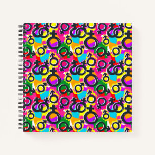 Carnet gay pride Genre Neon Motif