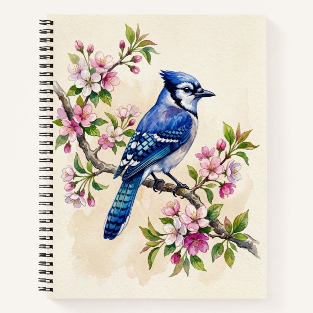 Carnet Geai bleu (Devant)