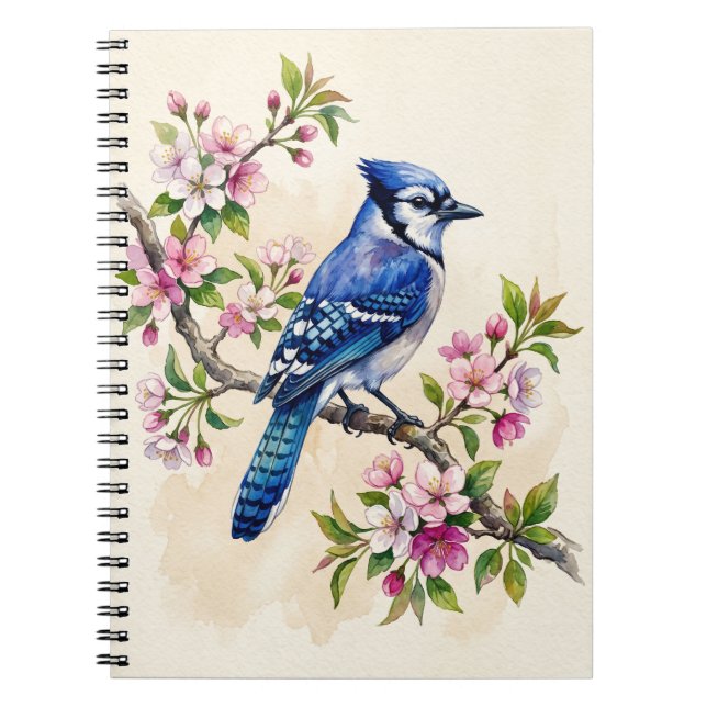 Carnet Geai bleu (Devant)
