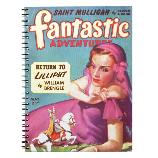 Carnet Géante dans une robe de lavande (Devant)