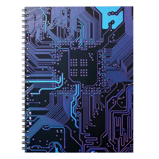 Carnet Geek Sortie carte de circuit électronique Nerd PCB (Devant)
