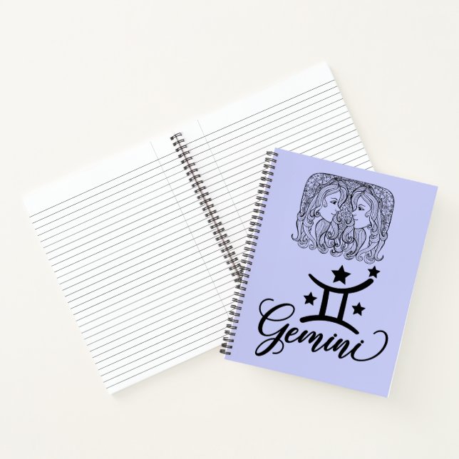 Carnet Gémeaux  (Intérieur)