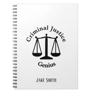 Carnet Génie personnalisé de justice pénale