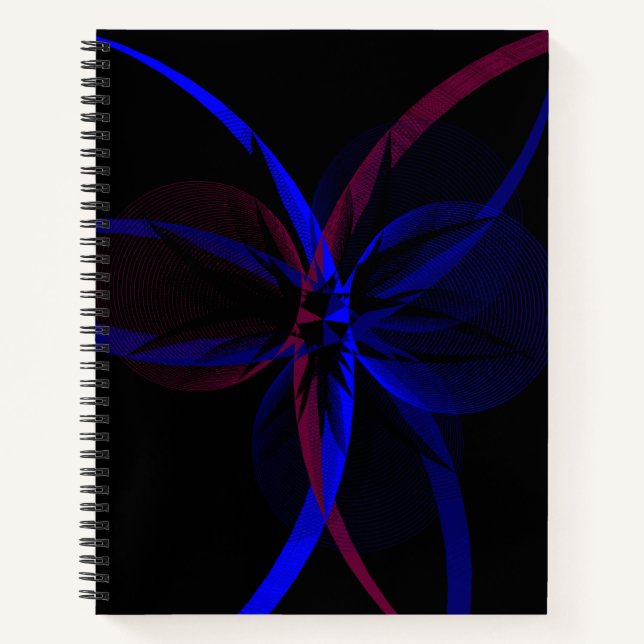 Carnet Geometric Abstraction Spiral Notebook (Devant)