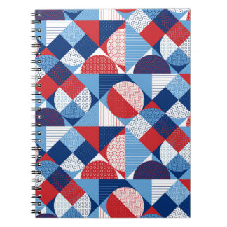 Carnet Géométrie marine : motif sans soudure d'été.