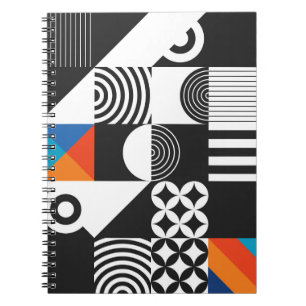 Carnet Géométrie moderne de style scandinave