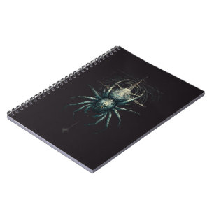 Carnet Géométrie Mystique Araignée Occulte Art Sombre