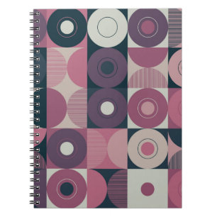 Carnet Géométrique du milieu du siècle : motif abstrait e