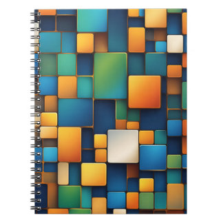 Carnet géométrique moderne - Gras et coloré
