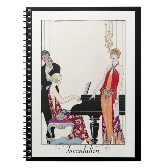Carnet George Barbier Mode Vintage (Devant)