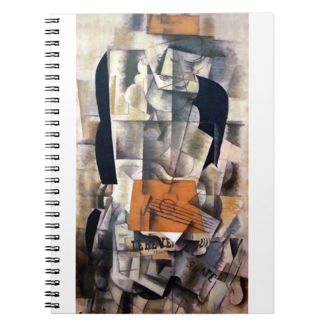 Carnet Georges Braque Femme avec guitare (Devant)