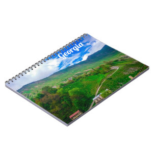 Carnet Géorgie Caucuses Montagnes Paysage Nature