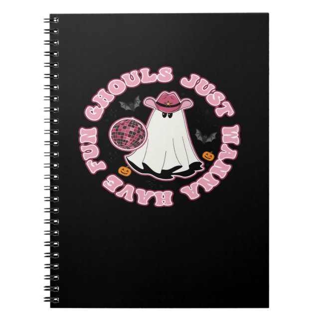 Carnet Ghouls veut juste s'amuser (Hallowee de style occi (Devant)