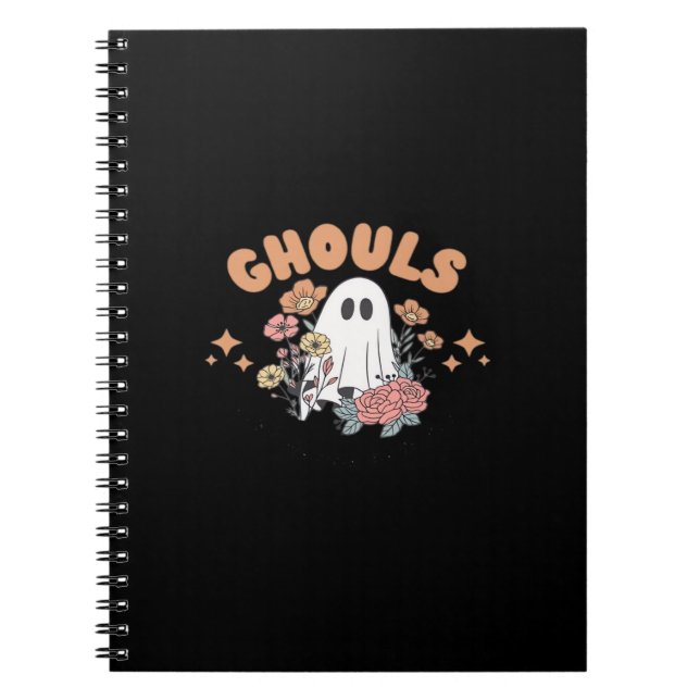 Carnet Ghouls veut juste s'amuser Halloween Art Sloth Des (Devant)