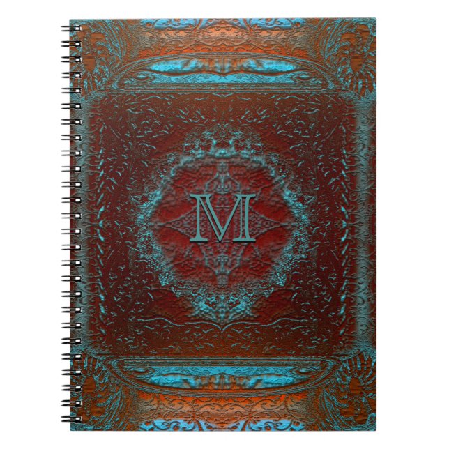 Carnet Giadeen Vintage Monogramme (Devant)