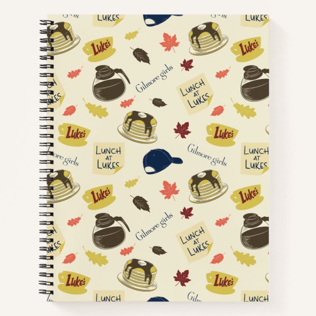 Carnet Gilmore Girls Lunch at Luke’s Pattern (Devant)