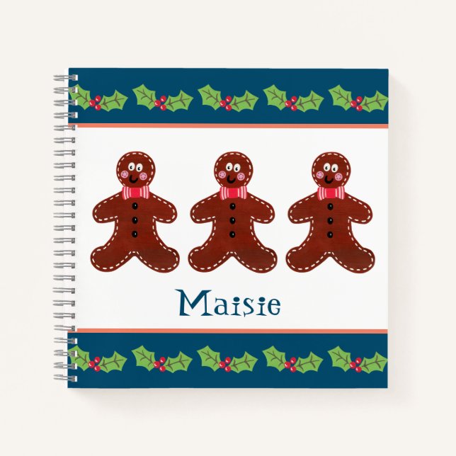 Carnet Gingerbread Man (Devant)