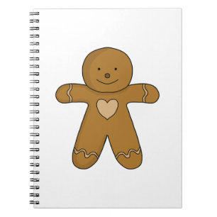 Carnet GingerBread Man Christmas Cookie