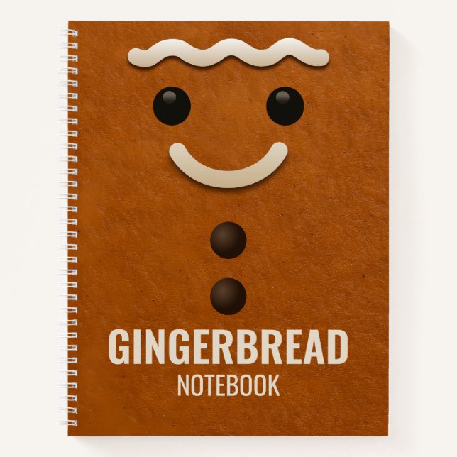 Carnet Gingerbread Notebook – College Ruled Paper (Devant)