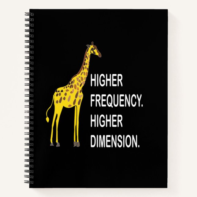 Carnet Girafe drôle jeu de mots (Devant)