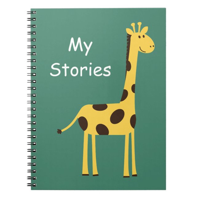 Carnet Girafe mignonne (Devant)