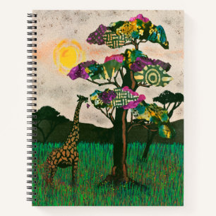 Carnet Girafe sur les Avions d'Afrique