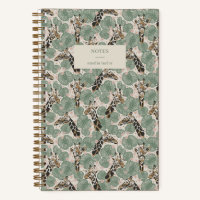 Girafe Vert Sauge Notes Botaniques Tropicales
