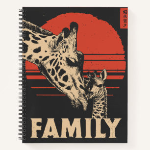 Carnet Giraffe et Calf - Grand Grace et Tender Safari