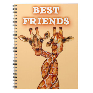 Carnet Giraffe Lover Giraffes Afrique Meilleurs amis