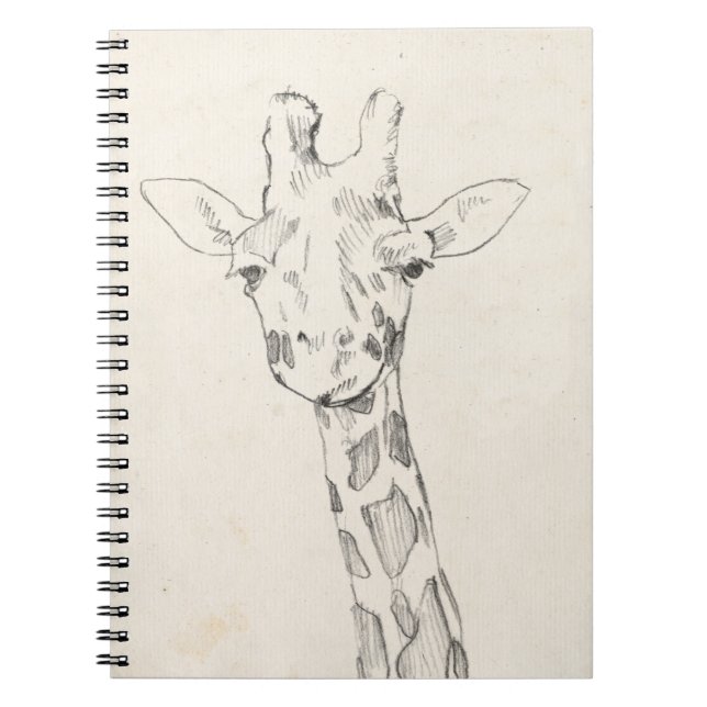 Carnet Giraffe Portrait | Croquis (Devant)