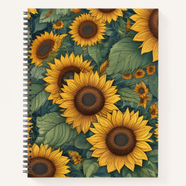 Carnet Girasoles
